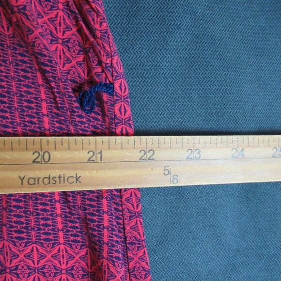 ANA Dress Womens Size XL Pink Sleeveless Geometric Boho Shift Lounge Beach Midi - Picture 6 of 9